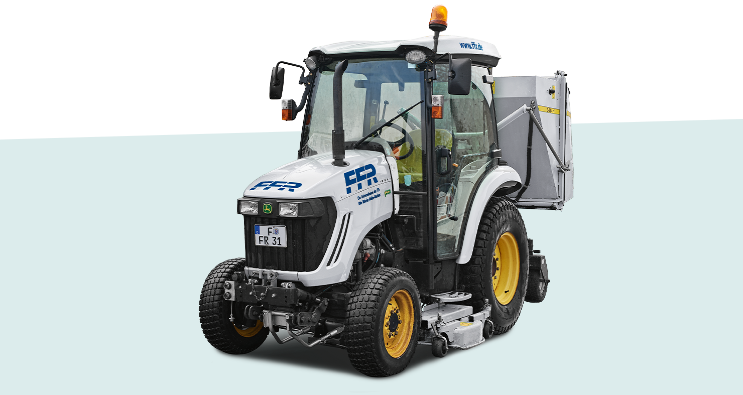 Traktor mit Mähdeck